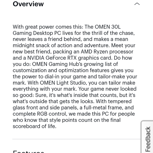 HP OMEN 30L gaming desktop - Picture 2 of 4